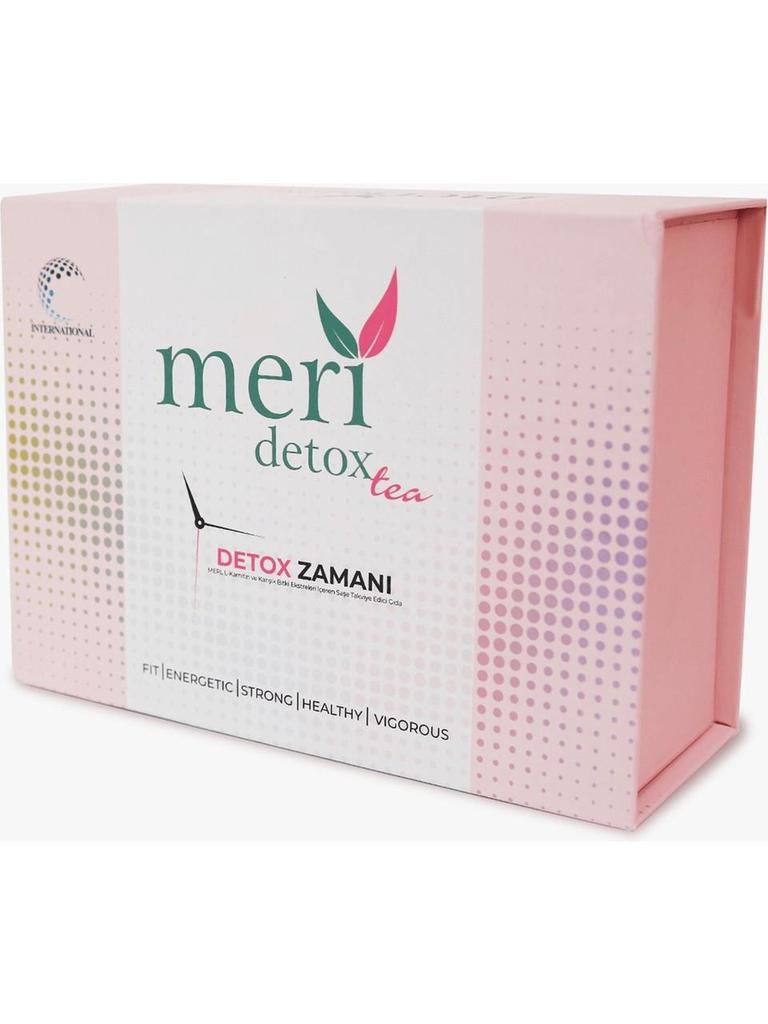 Meri Detox Herbal Tea – 60 Tea Bags – Herbal Tea Blend with Botanical Extracts