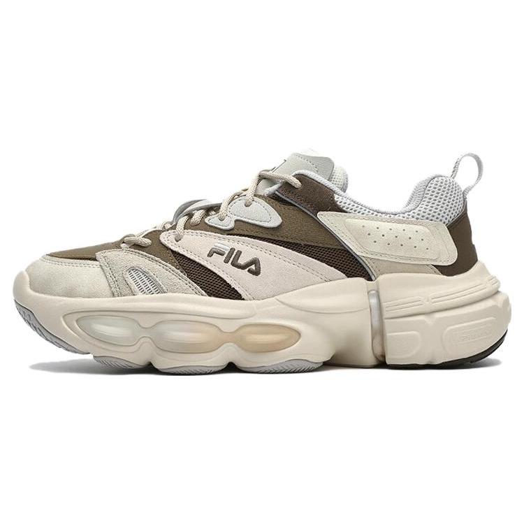 New FILA Et Retro Low Shoes 'Cream White Brown' F12M342109FWC