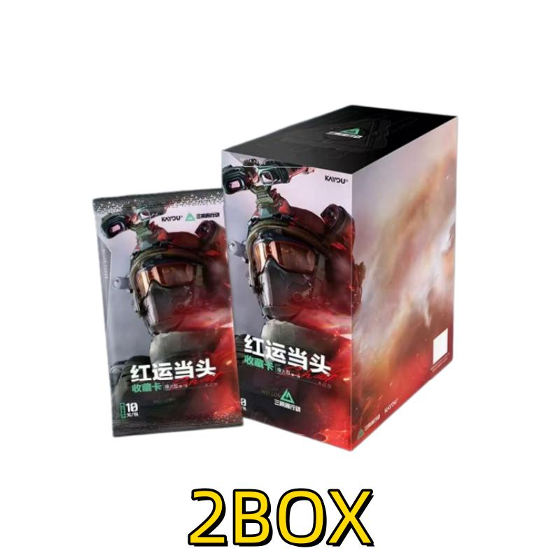 Delta Action Red Fortune Shoot Trading Cards Collection Sealed Box TCG Collectible Cards Vol.1 Children's Toys and Gifts