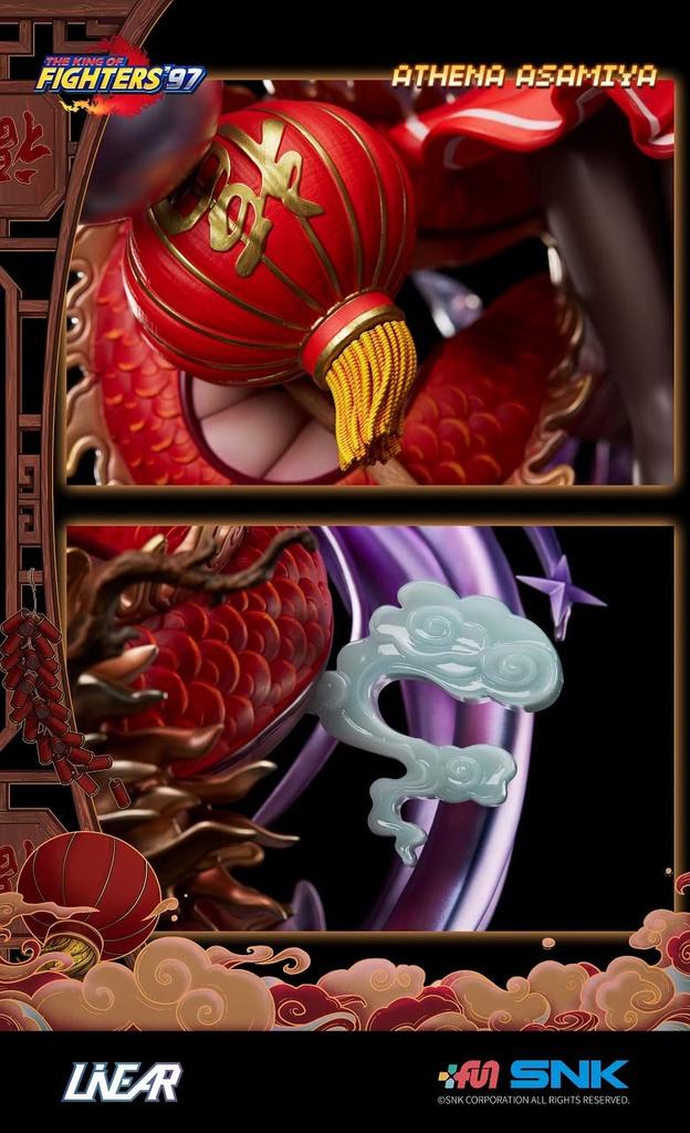 THE KING OF FIGHTERS Athena Asamiya Scale Polystone Painted Finished Figure LiNEAR/Kaitendo '97 1/4