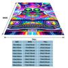 Alien Space Car Flannel Blanket Home Sofa Lunch Break Blankets Children Student Blankets Nap Cover Kid Camping Bed Couch Office