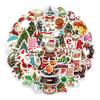 54 Sheets Christmas Cartoon Stickers for Decorating Skateboards, Notebooks, Tablets, and Christmas Trees