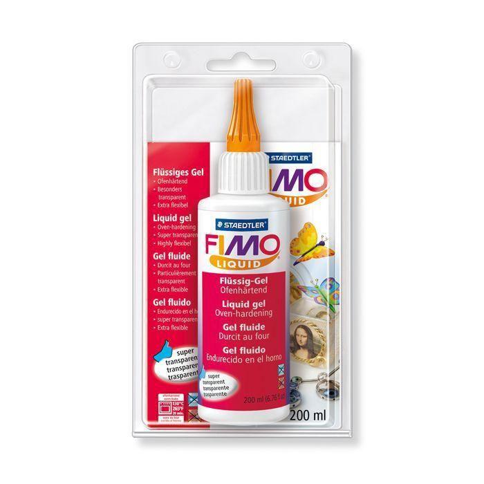 Gel Fimo liquide - Fimo - 200 ml - Transparent - Idéal pour diverses techniques - Protection étanche