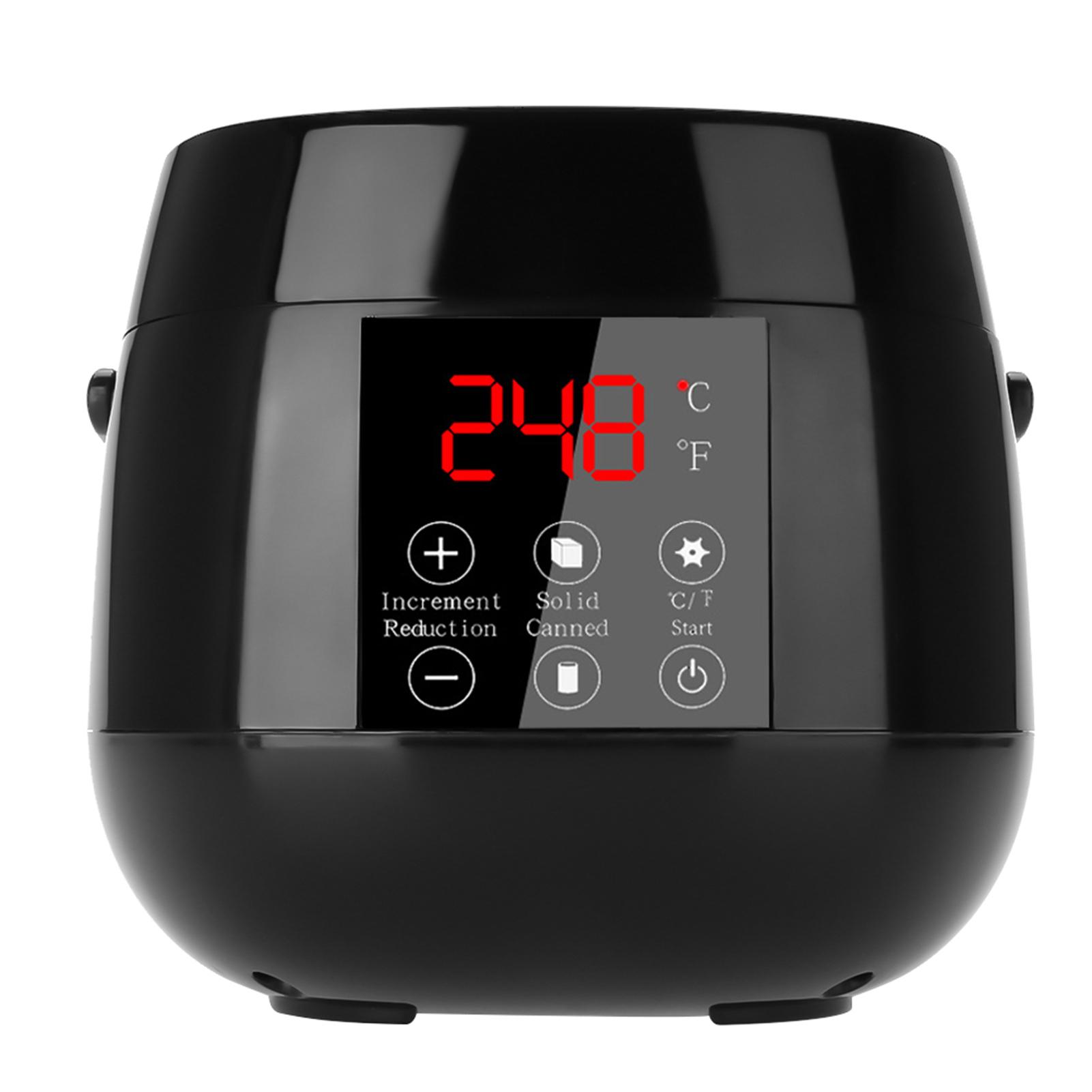 

Интеллектуальный светодиодный дисплей Набор для нагрева воска для удаления волос Нагреватель воска Восковые бобы Аппликаторные палочки