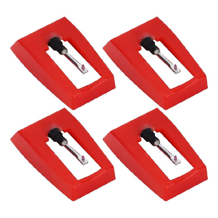 7Pcs Aluminum Turntable Diamond Stylus Needle for LP Record Player Ceramic Cartr