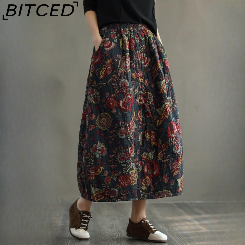 BITCED Damenmode Lässig Sommer Frühling Rock