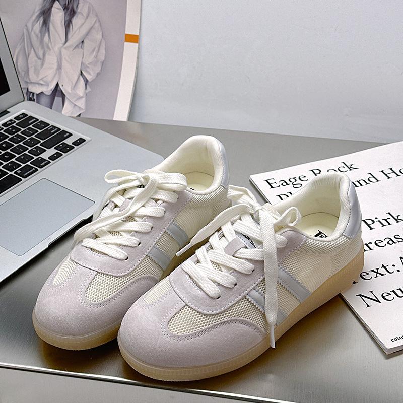 

XYA mesh German training shoes 22 spring and summer new soft sole soft surface sports casual non-slip German training shoes 35 бежевый
