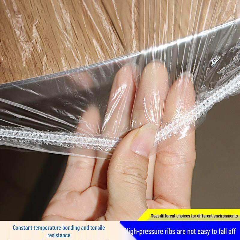 Zhi Shi Disposable Transparent Elastic Tablecloths (20 Count)