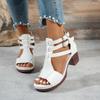 Fashion Women Sandals Beach Slip On Outdoor Heels Designer Shoes Women Trend High Heels Sexy Anti-slip Sandals Women Sandalias De Mujer