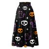 Women's Floral Print Skirt with Elastic Waist and Drawstring Casual Vacation