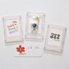 For 3-InchPhoto Frame Magnet Design Polaroid Photo Frame Mini Acrylic Magnetic Picture Frames Transparent Acrylic Card Display Stand