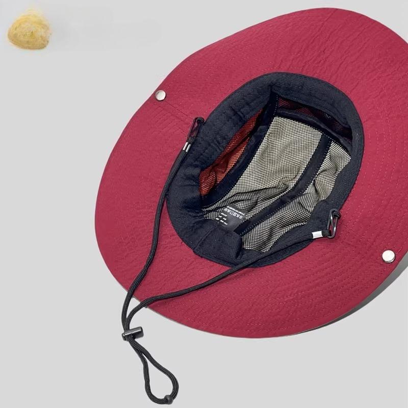 Mountain Color Matching Bucket Hat Outdoor Quick-drying Sun Hat Sun Protection Hiking Camping Basin Hat