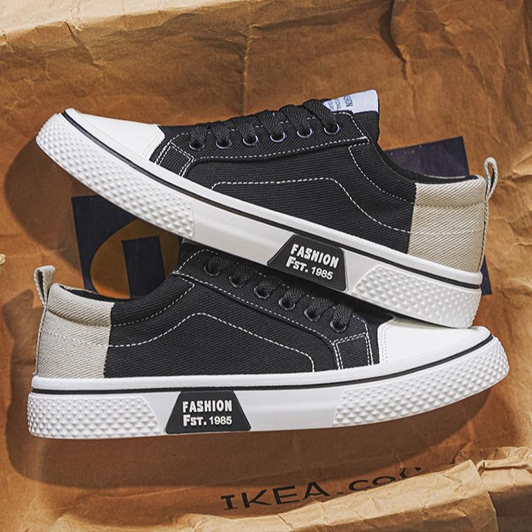 Men's 2025 Summer New Breathable Versatile Skateboarding Shoes Men's Soft Bottom Casual Sports Trend Fashion Canvas Shoes