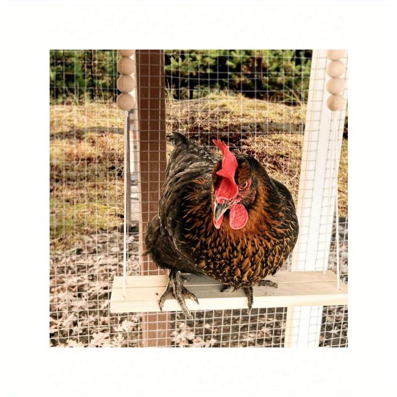 Chicken Swing Toy, Wooden Perch Stand For, Large Perch Ladder For Poultry, Chickens, Parrots, Pet Entertainment Toy