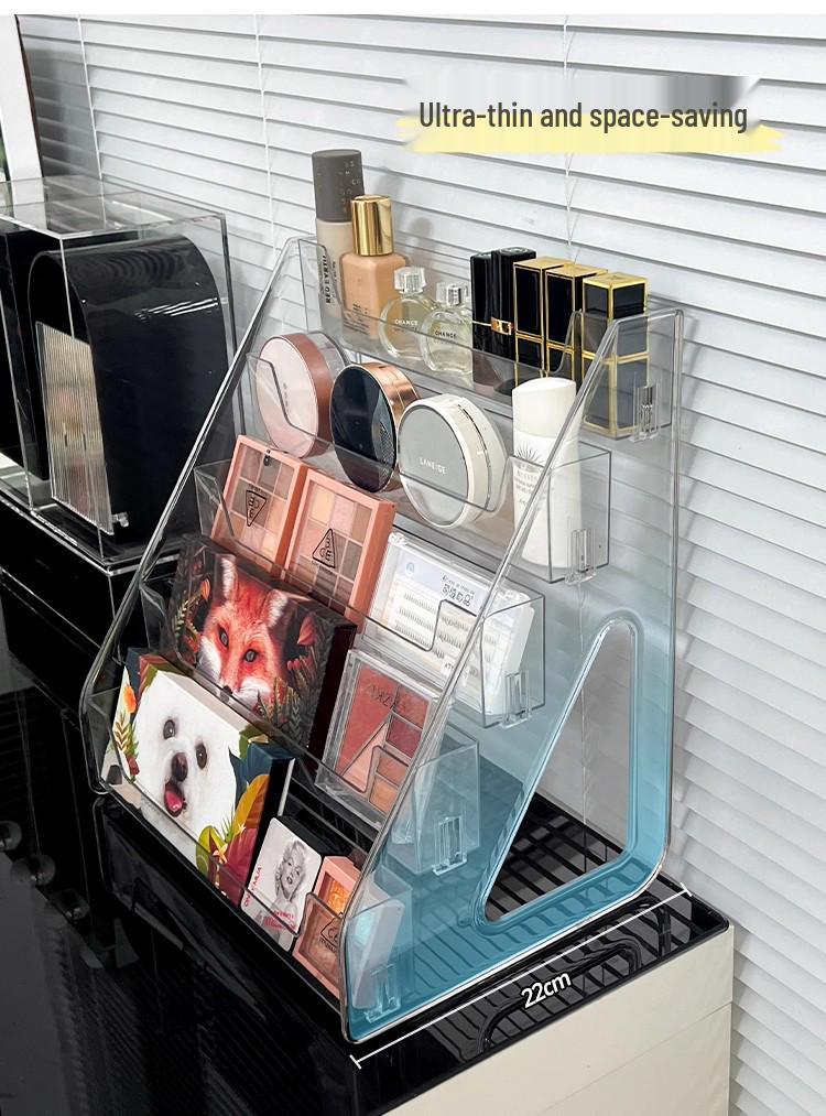 Baji Multi-layer Transparent Desktop Display Stand for Badges