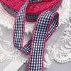 Woven Tape Hair Clips Small Squares Bow Materials Adorn DIY Color Collision Handmade Hooked Edges Headbands Decoration
