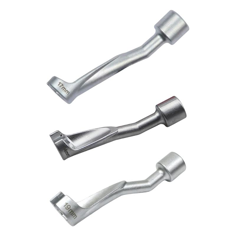 Professional Steel 14mm/17mm/19mm Fuels Injector Wrench Spanner Tool for Garage & Home Use Comfortable Ergonomic Handle