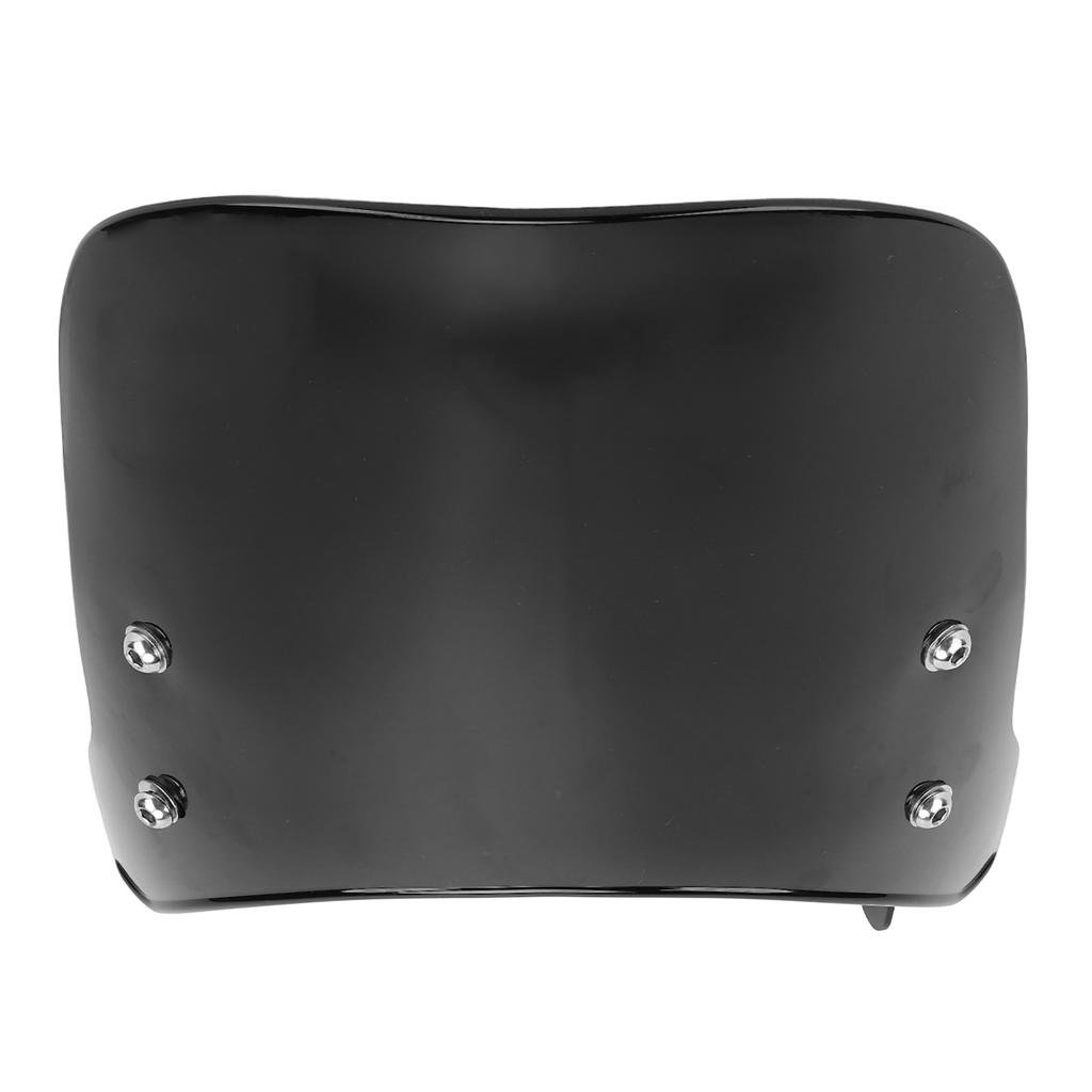 Motorcycle Front Windshield Unbreakable PMMA Panel Front Wind Deflector with Mount Bracket for