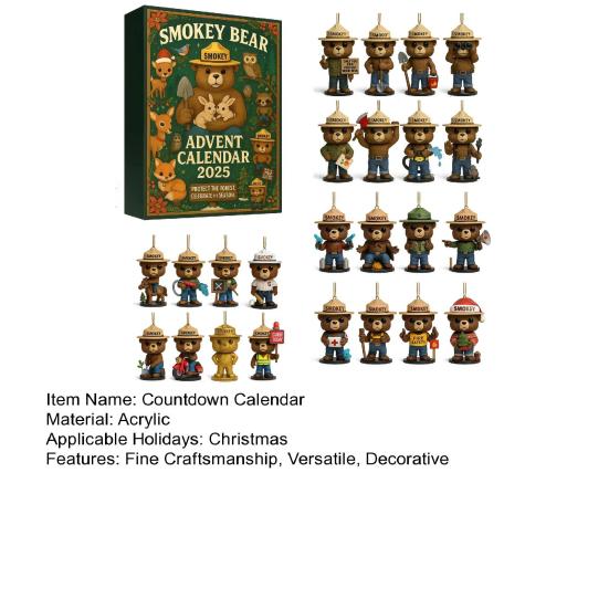 Countdown Calendar 2026 Advent Calendar with 24 Pcs Classic Doll