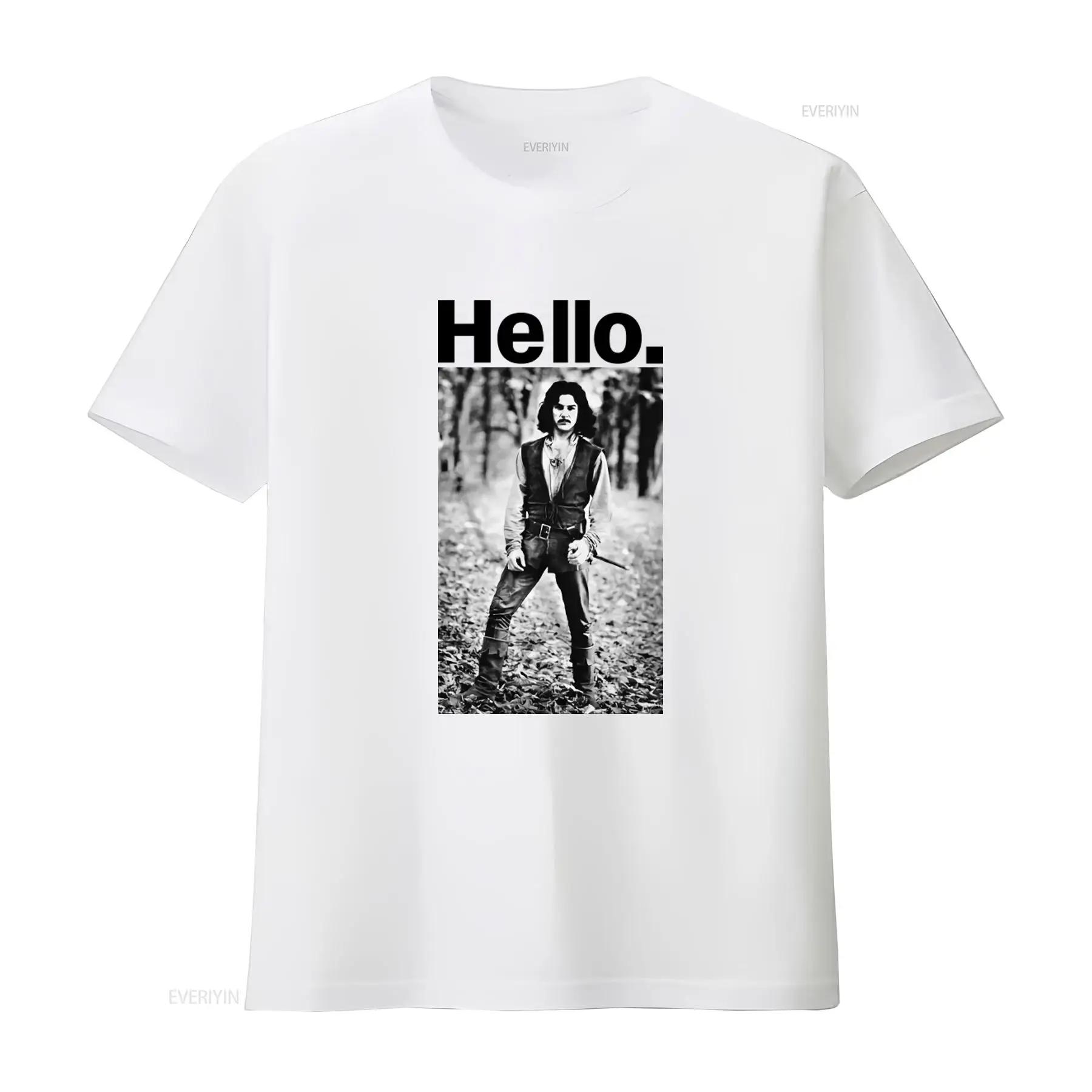 Hello Inigo Montoya Princess Bride T Shirt Retro Design for Fans Comfortable Cotton Fabric Perfect Idea vintage Washed S разноцветный