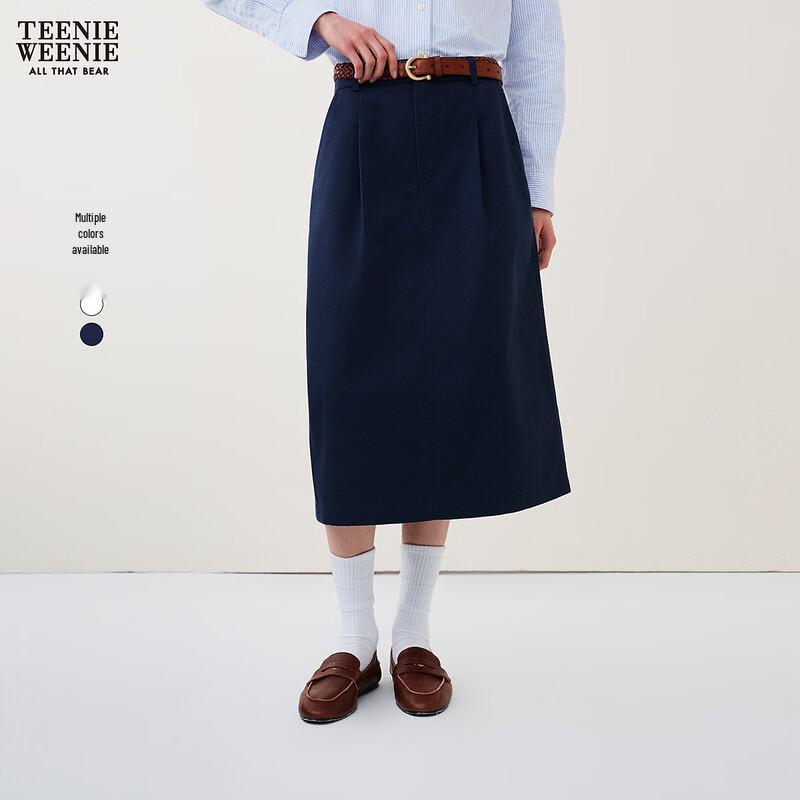 Teenie Weenie Women s Pleated High-Waist A-Line Skirt M