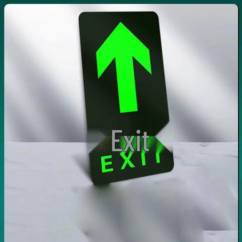 Lijiu Hong PVC Fire Safety Passage Sign Stickers