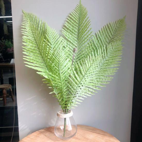 

Искусственные листья, многофункциональная пластиковая имитация листьев хризалидокарпуса ручной работы, дисплей для подарков L