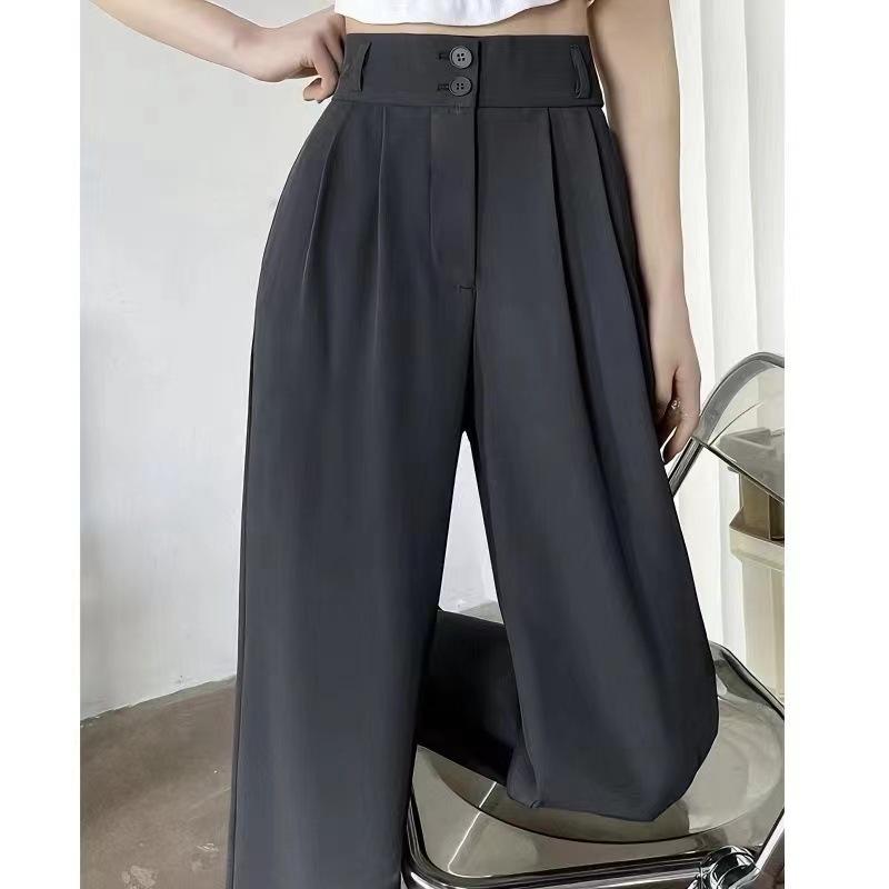 Suit Pants Children's Summer New Drape Straight Trendy Versatile Wide-leg Trousers