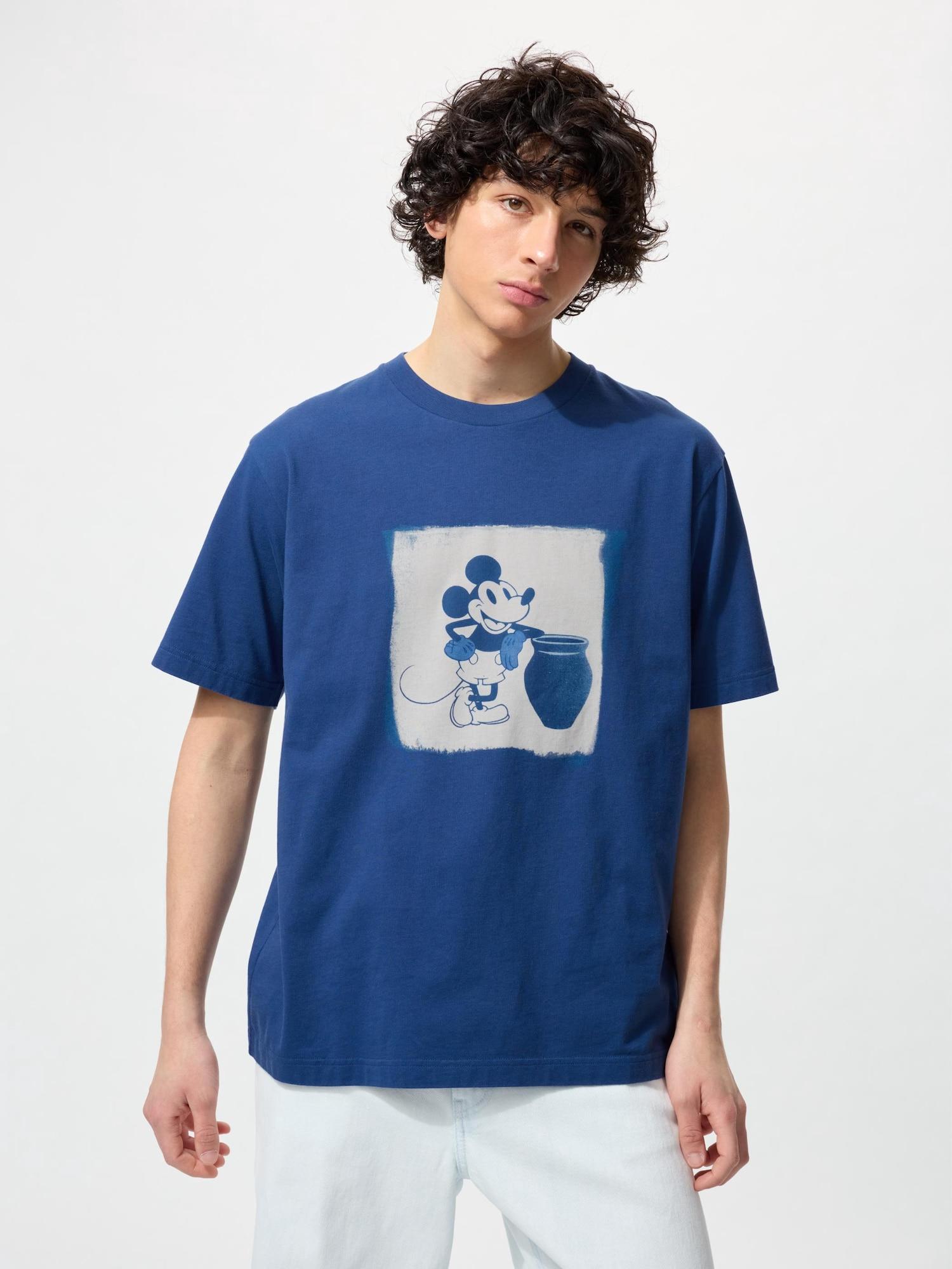 

Uniqlo Футболка Disney In Blue UT GraphiC с коротким рукавом C 65 BLUE/MEN S
