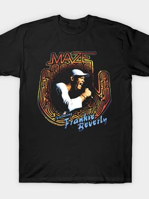 Maze Pattern Featured Frankie Beverly Unisexs Tshirt 100 Cotton Crew Neck Casual Suitable For All Seasons Graphic T Shirts