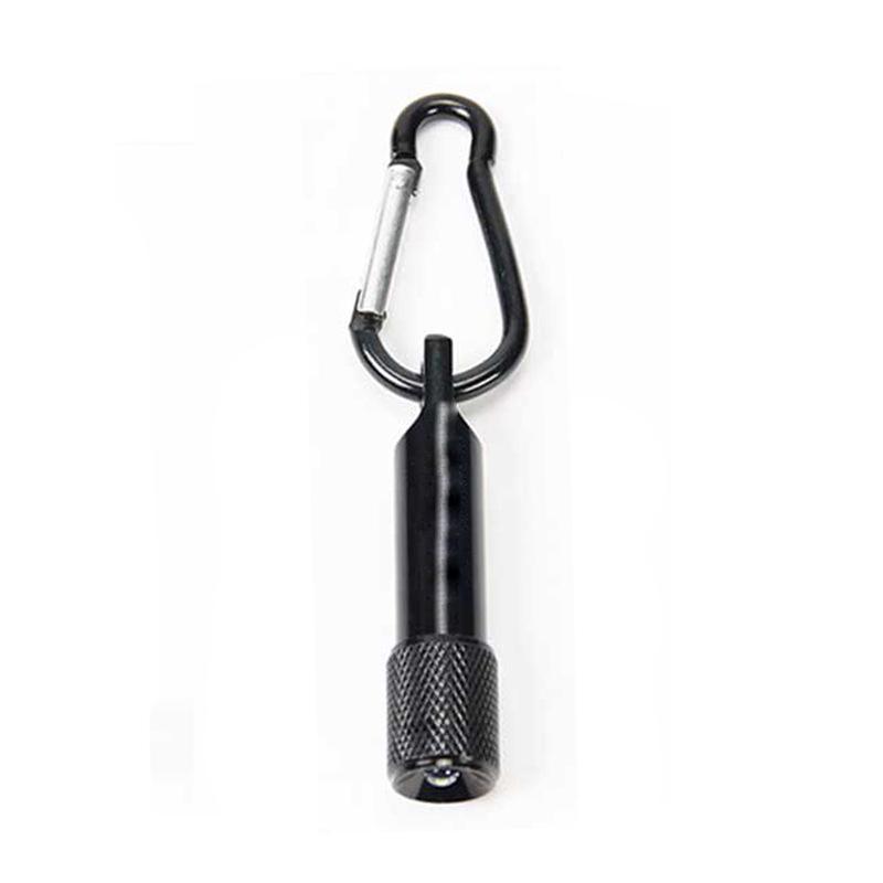 Mini LED Keychain Carabiner Flashlight, Portable Aluminum Alloy