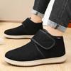 Cotton Shoes, Men's Boots, Velcro Warm Shoes, Men's Fleece and Thickened Short Boots, Cotton Boots, Comfortable Shoes