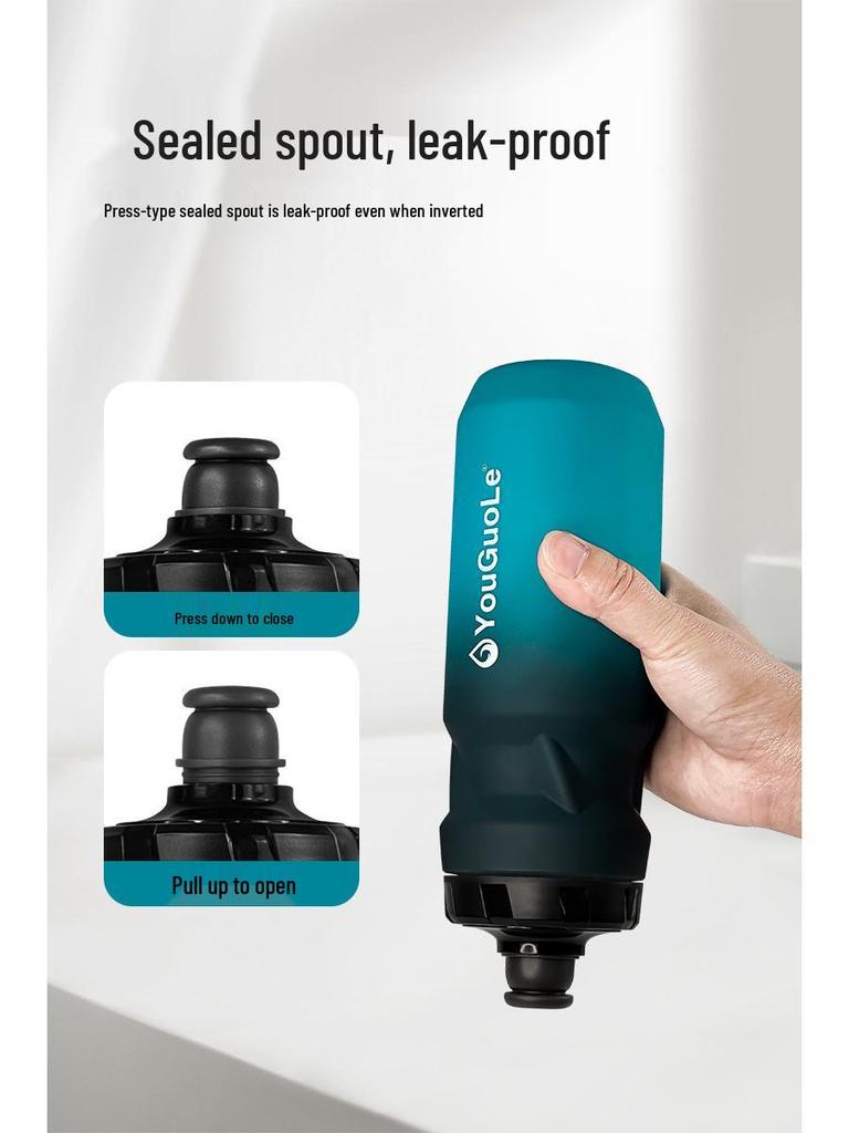 Bicycle Squeeze Water Bottle - Large Capacity PP5 for Outdoor Mountain & Road Biking