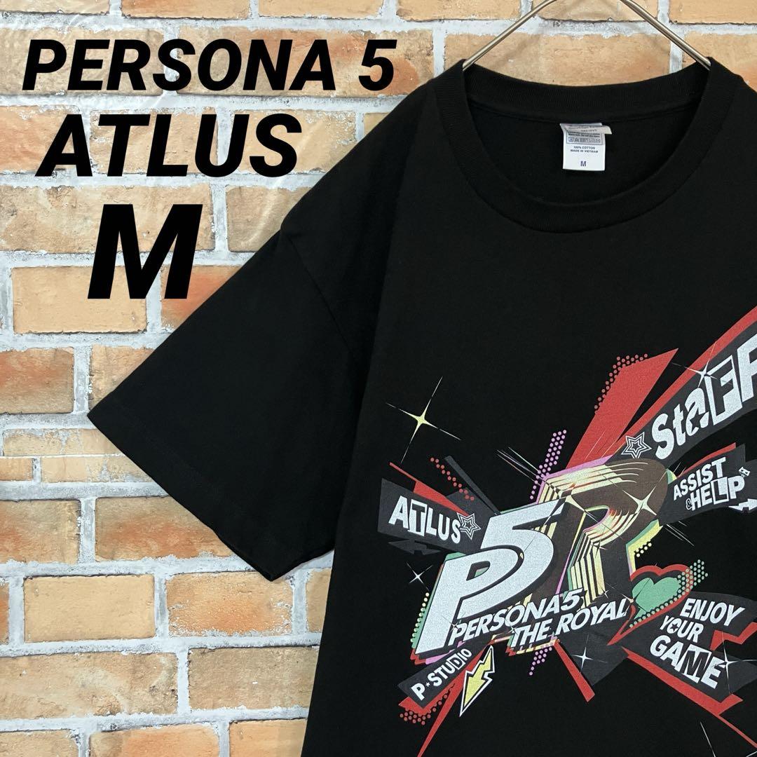 

[Б/У] Persona 5 Royal ATLUS Футболка с коротким рукавом с большим логотипом аниме-игры