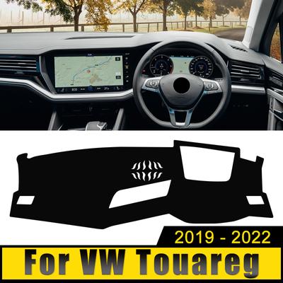 Car Accessories For Volkswagen VW Touareg MK3 2019 2020 2021 2022 2023 2024 Dashboard Cover Avoid Light Pad Anti-UV Carpets Mat