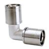 Euro Standard 90-Degree Push-Fit Elbow Fittings for Aluminum-Plastic Underfloor Heating and National Standard 1620 Water Pipes