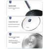 COOKER KING 32cm Stainless Steel Non-stick Wok