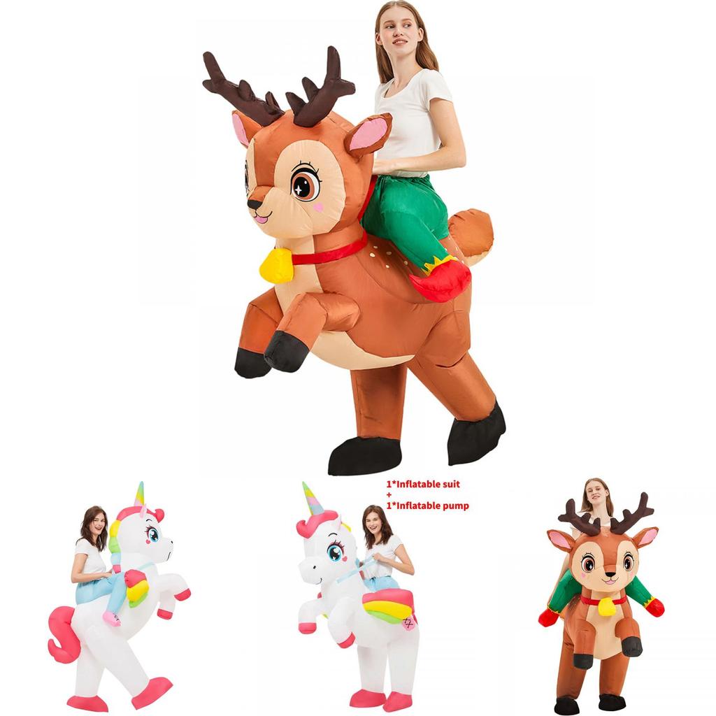 Unicorn Squirrel Elk Chicken Inflatable Costume For Easter Celebrate Kids Adult Festival And Stage Show