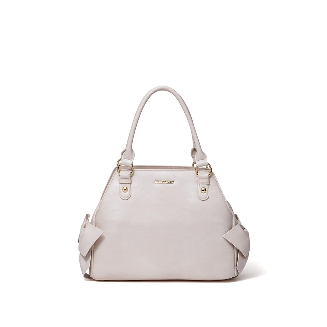 

Jill Stuart Pecot Shoulder Bag with Ribbon Feminine and Vintage Design, Feel, JSLH5EH1, Ivory, Women s слонова кістка