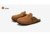 RUIZUSTOCK Winter Cork Slippers: Warm Velvet & Cotton Sandals for Men and Women, Frosted for Outdoor Wear