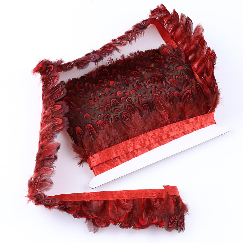 Wild Pheasant Cloth Dachang Cloth Stage Shooting Props Colored Pheasant Fur Cloth Cloth Clothing Skirt