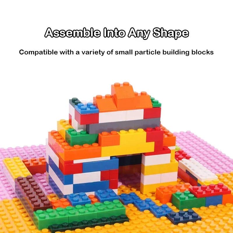 Double Sided 32X32 Dots Baseplate For Construction Brick 16X16 City Timeless Block Plates Diy Plastic Small Block Assembly Part Plaything