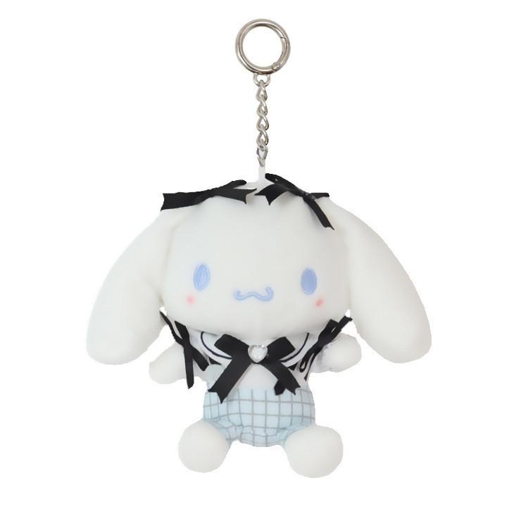 Adorable Japanese Kuromi My Melody Cinnamoroll Plush Doll Bag Pendant Soft Toy