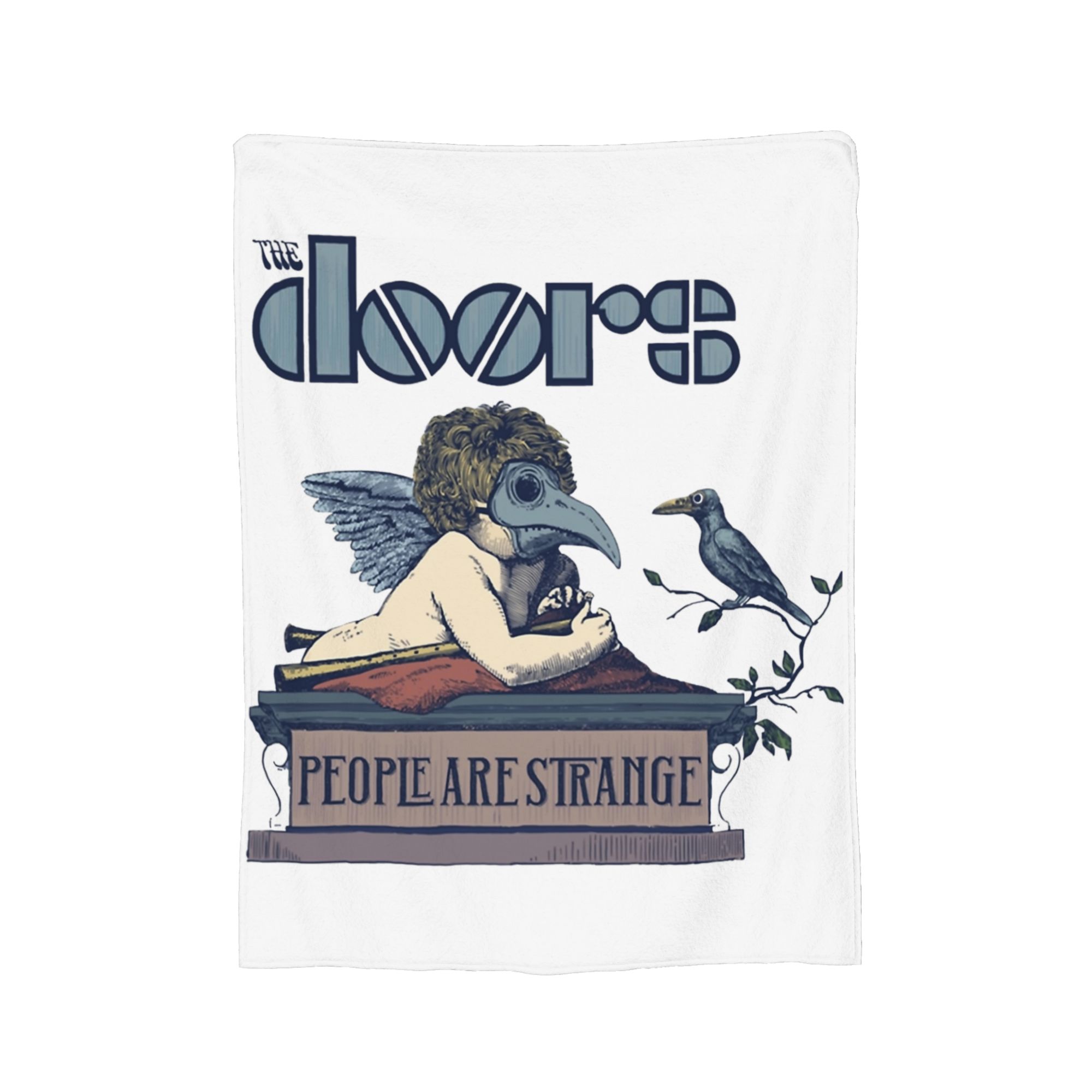 The Doors Jim Morrisons Blanket Fleece All Season Breathable Super Soft Throw Blankets for Bed Outdoor Rug Piece 30x40in
