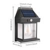 Solar   Outdoor Motion Sensor Wall Lamp 3 Lighting Modes Waterproof Lantern for Yard Garden Camping Decor