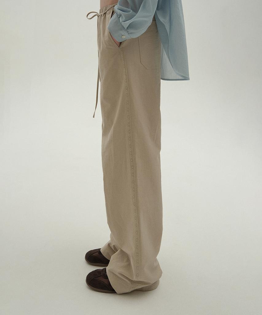 Keulloleu Cotton Drawstring Pants - 4 Colors