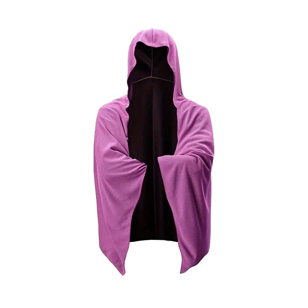 Quick Drying Bath Towel Cape Lightweight and Absorbent Bathrobe Cool Microfiber Beach Towel for Travel Sports and Gym