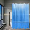 3D PEVA Waterproof Silk Pattern Shower Curtain - Pebble Design for Bathroom or Toilet Door