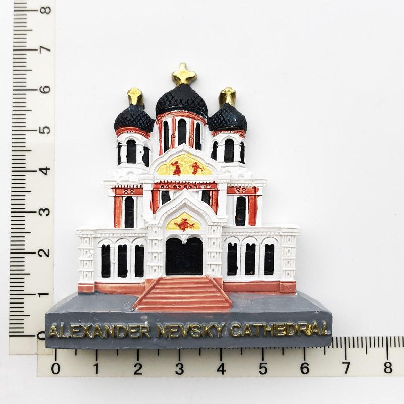 

Estonia Fridge Magnets Tallinn St. Alexander Nevsky Cathedral Travelling Souvenirs Fridge Magnetic Stickers Home Decoration