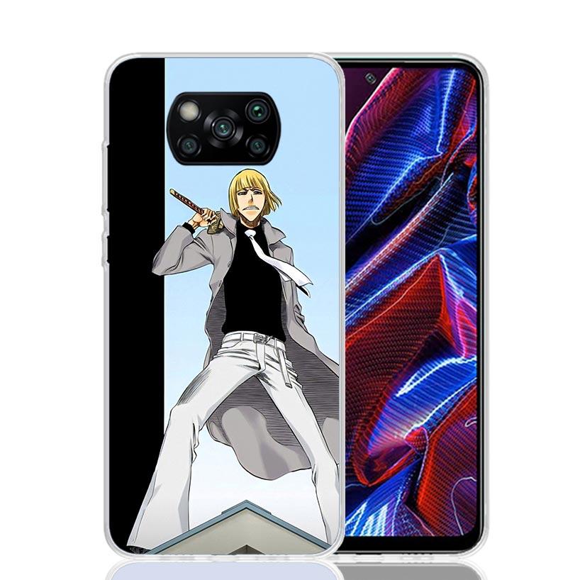 Bleach Shinji Hirako Phone Case For Xiaomi Poco X7 X6 X5 Pro F7 Ultra Redmi 15C 15 13 13C 12 12C 10 10A 10C 9 9A 9C 9T Cover Poc